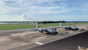 815th Airlift Squadron two ship takeoff