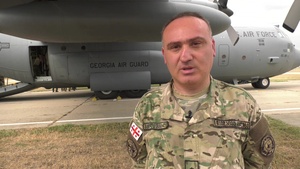 AGILE SPIRIT 2019 - Major Mikheil Mchedlishvili Interview (Georgian)