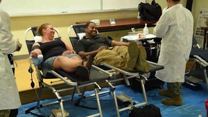 18th Security Forces Squadron Blood Drive