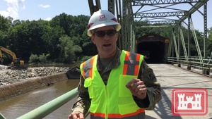USACE-Buffalo CO Visits Harpersfield Dam's Lamprey Barrier Construction
