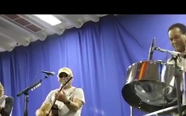 Jimmy Buffett Visits USS Kearsarge Broll Package