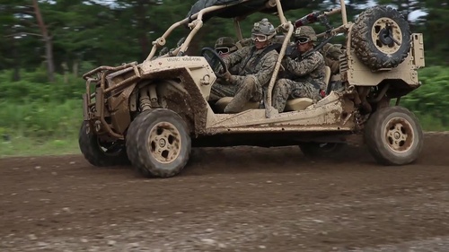 3rd Reconnaissance Marines use Polaris MRZR at ARTP 19.2