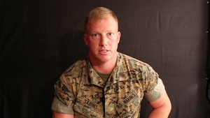 Purple Heart Recipient Gunnery Sergeant Sabins Tells His Story