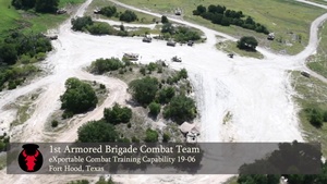 Aerial View of 1st ABCT Training Area at XCTC 19-06