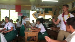 B Roll: USCGC Walnut (WLB 205) conducts community engagements in Samoa