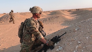 Armor Infantry Soldiers Trade Tracks for Blades with Help from 244th CAB