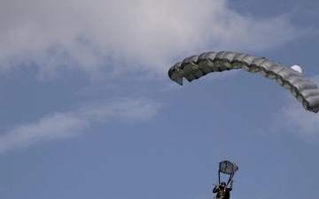 U.S. - Romanian Forces Perform HALO Parachute Jump, B-Roll