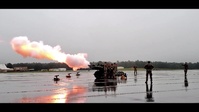 M119A3 Howitzers Fire Prior to Arkansas Adjutant General Change of Command