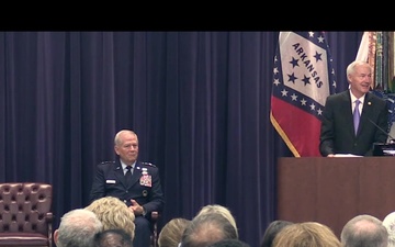 Governor Hutchinson Speaks at Adjutant General Change of Command