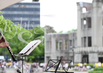 Hiroshima Peace Memorial Ceremony, Peace Message Lantern Floating Ceremony Sights and Sounds