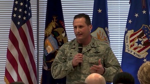 Michigan Air National Guard Chief of Staff Brig. Gen. Teff Speaks on Suicide Prevention