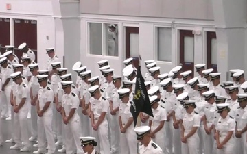 Naval Reserve Officers Training Corps New Student Indoctrination Graduation