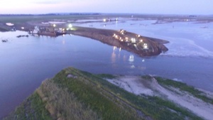 Aerial view of Levee L550 Aug. 3, 2019