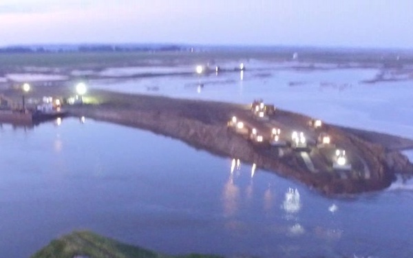 Aerial view of Levee L550 Aug. 3, 2019