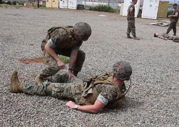 13th MEU Medical Response Training