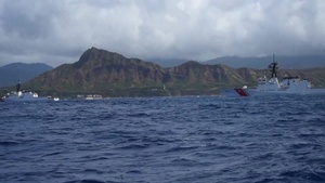 B-Roll: USCGC Midgett (WMSL 757) arrives in Honolulu