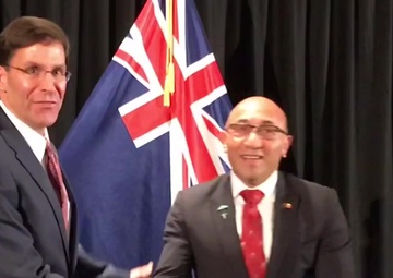 Secretary Esper Meets with New Zealand Minister of Defense