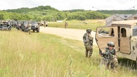 U.S. Army Reserve convoy training at CSTX 19-04