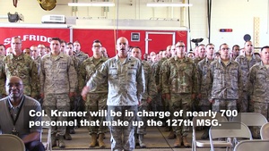 127th Mission Support Group Change of Command
