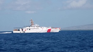 B-Roll: UCGGC William Hart (WPC 1134) arrives to Honolulu