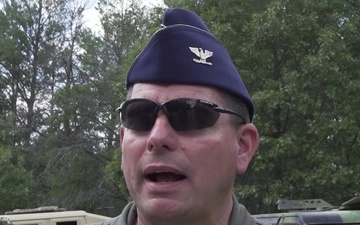 Col. Werchan surveys mock deployments sites for exercise Patriot Warrior