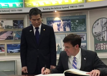 Secretary Esper Meets with South Korean Defense Minister