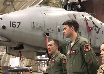 Secretary Esper Meets With Airmen at Osan