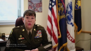 Michigan's State Command Sgt. Maj. Farrell Discusses Suicide Awareness