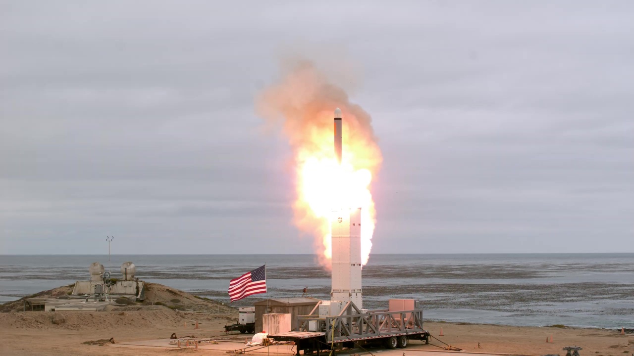 DOD Conducts Ground Launch Cruise Missile Test > U.S. Department of War ...