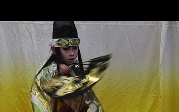 Aozora Kids dance troupe performs Kagura dance for MCAS Iwakuni children (Video Production)