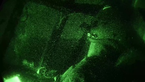 C-130 Nightvision Flight and Landing B-roll