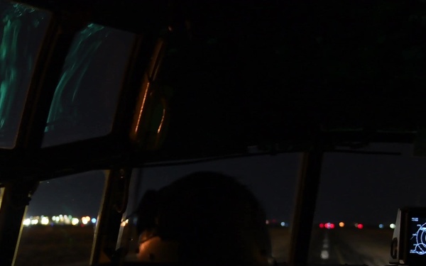 C-130 Taxi, Take-off, in flight B-Roll