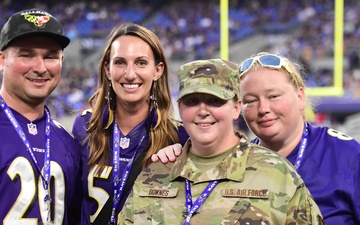 D.C. Air National Guard Tech. Sgt. Downes Recognized as Hometown Hero by Baltimore Ravens