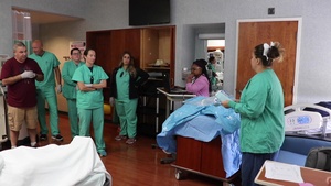 Nursing Skills Fair Helps Keep Blanchfield Nurses Ready (No Titles)