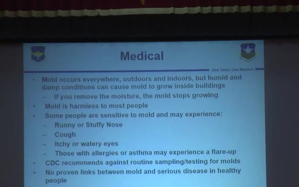 502d Leadership Hosts Meeting with Dorm Residents at JBSA-Randolph