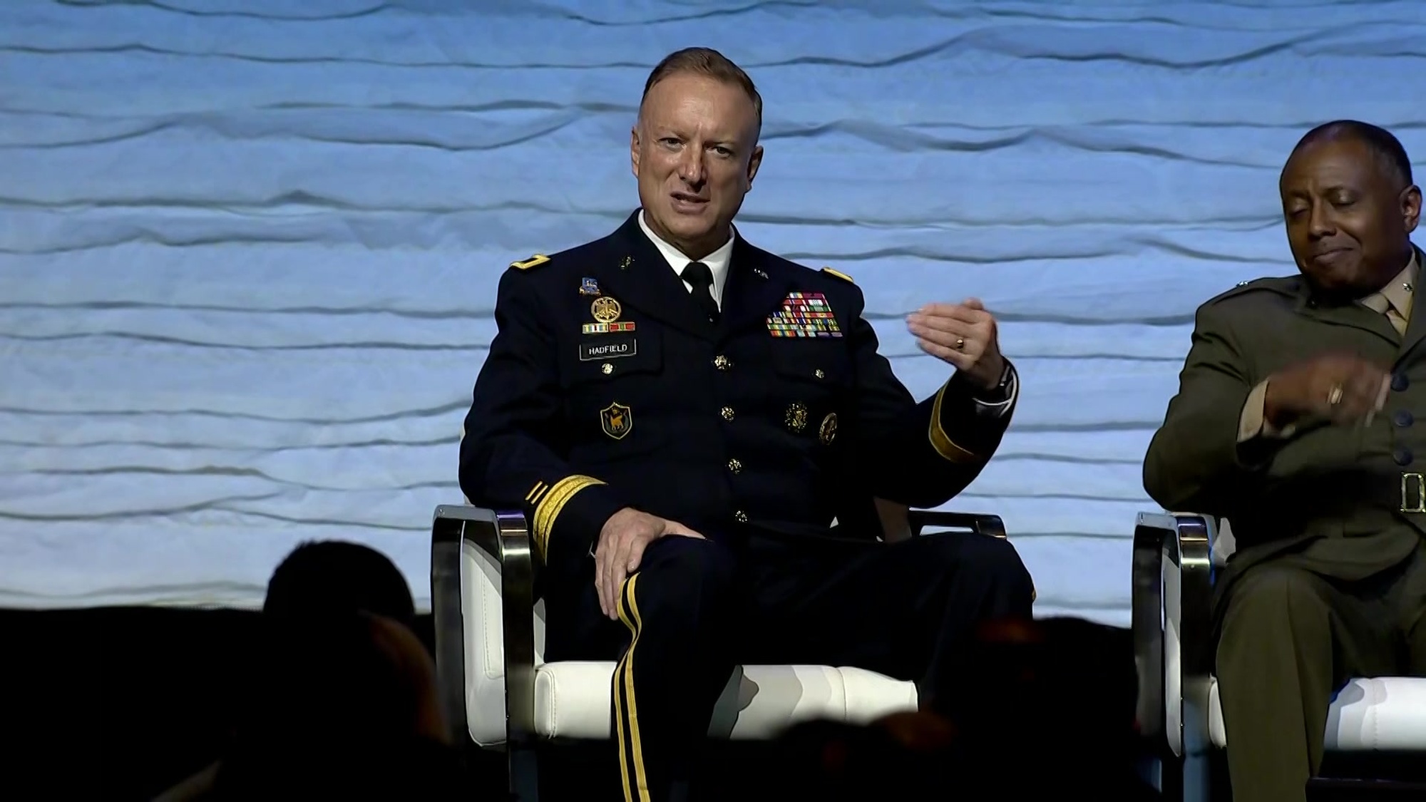 DoDIIS Worldwide Conference 2019 - Day 3, Part 1 <br /><br />Director of Intelligence (J2) Panel<br /><br />Moderator:  <br />Michael Yambrick, Director for Defense Strategic Issues<br />Office of the Director of National Intelligence<br /><br />Panelists:<br />Brig. Gen. Gregory J. Hadfield, USA , Deputy Director, Intelligence Directorate<br />United States Africa Command<br /><br />Brig. Gen. Dimitri Henry, USMC, Director of Intelligence<br />United States Central Command<br /><br />Keith A. Lawless, Director of Intelligence<br />United States Special Operations Command<br /><br />Brig. Gen. Chad J.