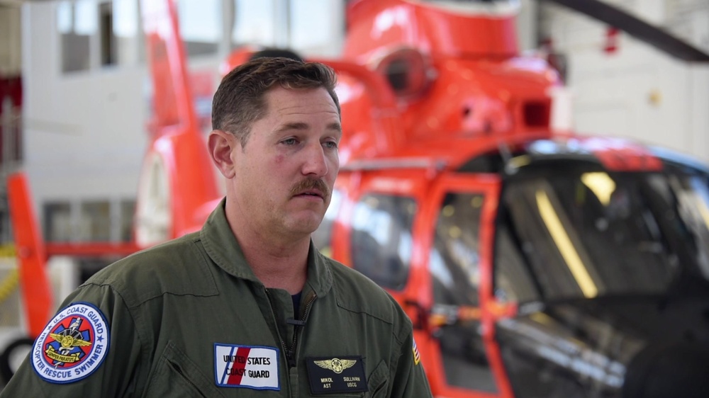 DVIDS - Video - USCG Pilot and Rescue Swimmer Discuss Half Moon Bay Rescue