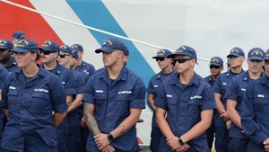BRoll: Coast Guard Commandant to recognize USCGC Midgett (WMSL 757) for first drug busts