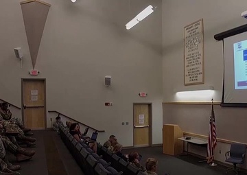 Air Force Personnel Center Holds Commissioned Officer Career Town Hall at Whiteman AFB
