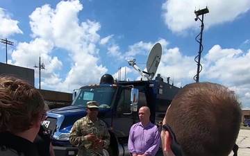 Congressional Staff Visits the 175th Wing