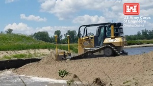 USACE Omaha District Progress on Levee L611-614 Aug. 23, 2019
