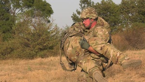 U.S. Soldiers test survival skills in personnel recovery exercise