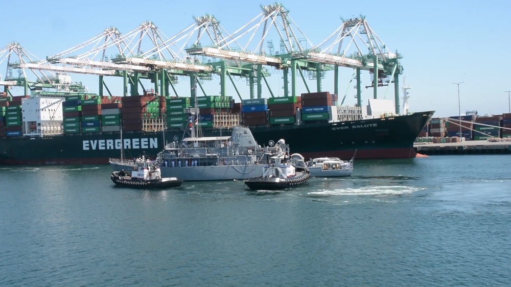 DVIDS - Video - Avenger-class mine countermeasures ship USS Scout (MCM ...