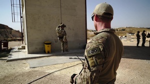 USAF Special Tactics Conduct High Angle Rope Skills with Coalition Forces during Eager Lion 2019