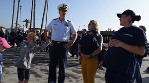 USCGC Robert Ward return to homeport