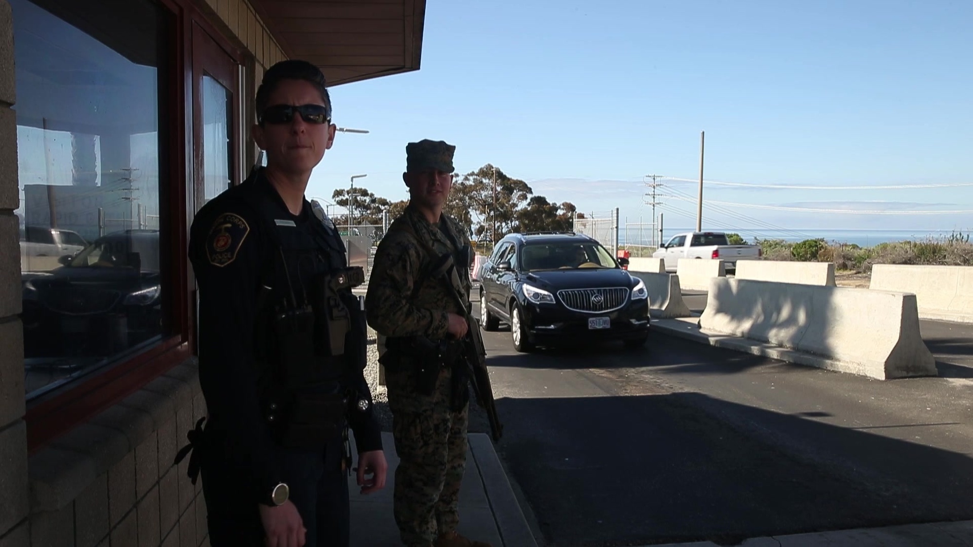 Lt Col. Bryce Carter, the provost marshal, with the Provost Marshal’s Office on Camp Pendleton provides information on the daily life and the training military and civilian law enforcement conduct on Marine Corps Base Camp Pendleton, California, Aug 29, 2019. PMO’s primary mission is to ensure Camp Pendleton remains a safe installation for Marines and their families. (U.S. Marine Corps video by Lance Cpl. Drake Nickels)
