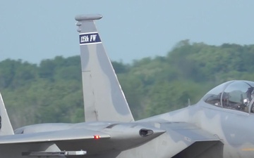 F-15C/D Eagles Seek Shelter From Hurricane Dorian