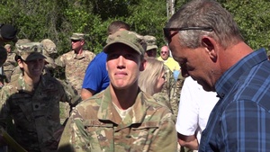 First Air Force Female Graduating Army Ranger School