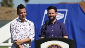 B-Roll: Camp Pendleton, USPS unveil new stamps to honor military working dogs