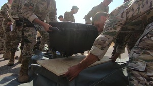 Special Tactics AFE builds pallets with Jordanian, Lebanese special forces during Eager Lion 2019 b-roll